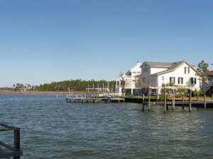 Waterfront lot