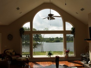 View of Rogers Lake from Living Room Window